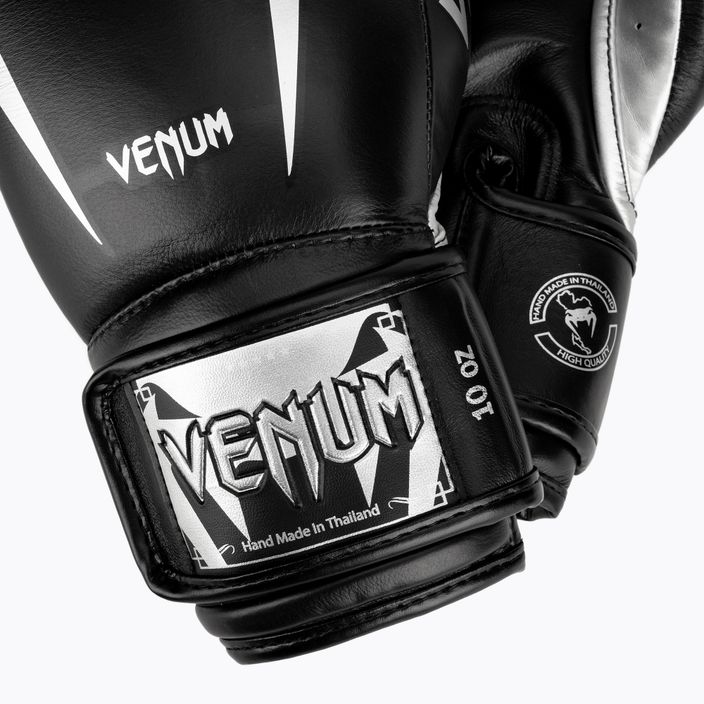 Venum Giant 3.0 black and silver boxing gloves 2055-128 5