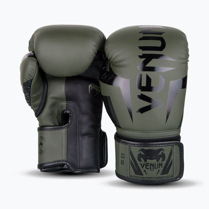 Venum Elite men's boxing gloves green VENUM-1392 9