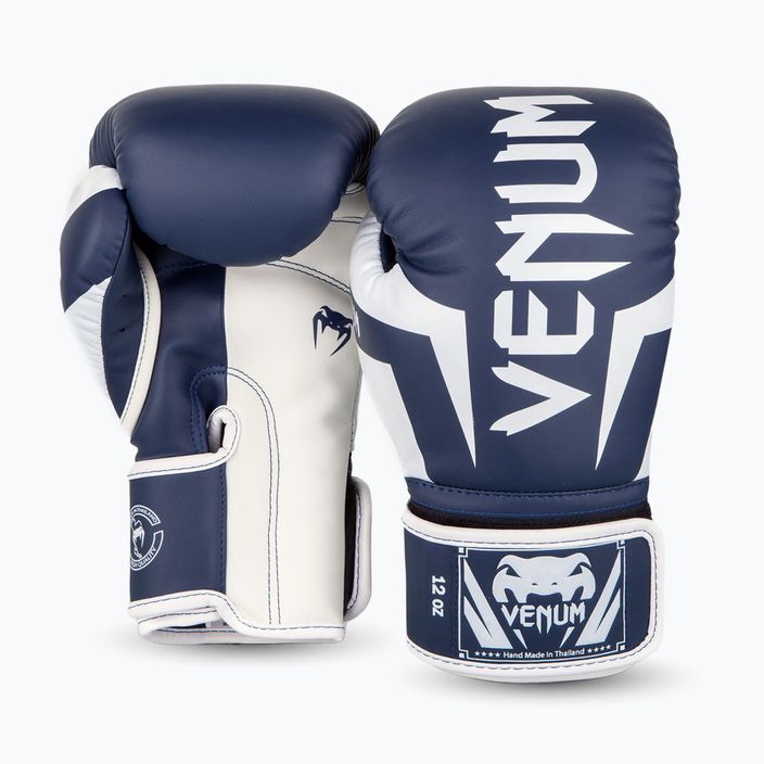 Venum Elite blue and white boxing gloves 1392 10