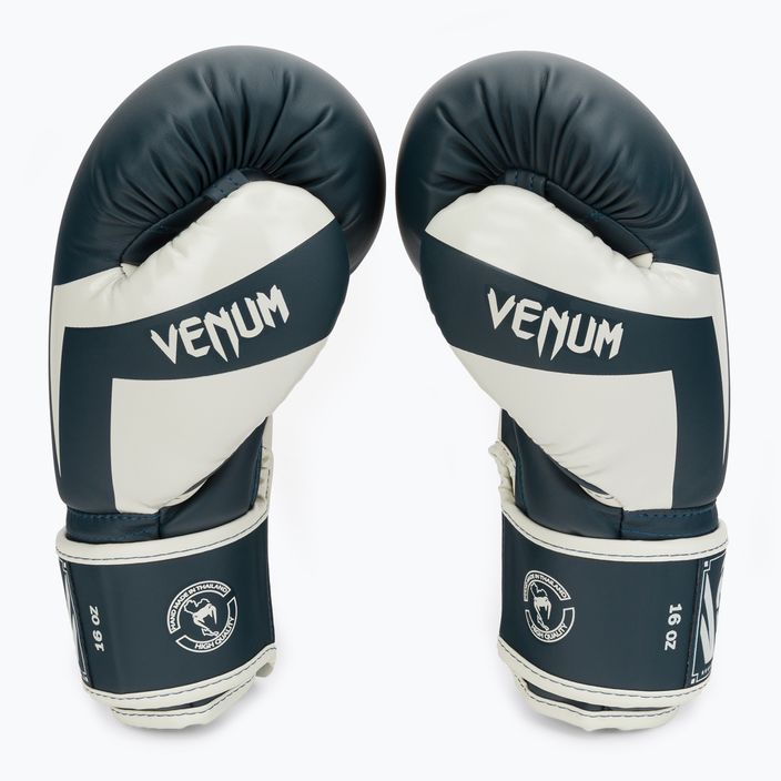 Venum Elite blue and white boxing gloves 1392 4
