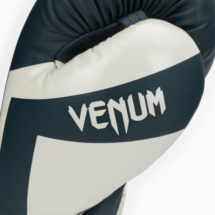 Venum Elite blue and white boxing gloves 1392 5