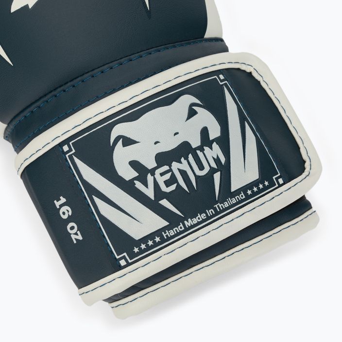 Venum Elite blue and white boxing gloves 1392 8