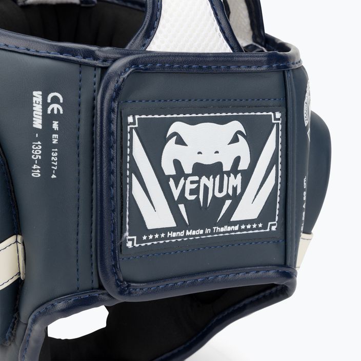 Venum Elite boxing helmet white/navy blue 4
