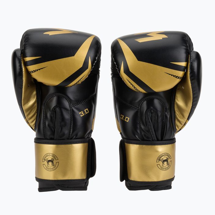 Venum Challenger 3.0 men's boxing gloves black and gold VENUM-03525 4