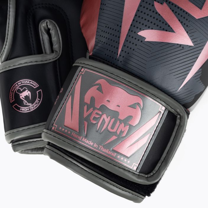 Venum Elite men's boxing gloves black and pink 1392-537 5