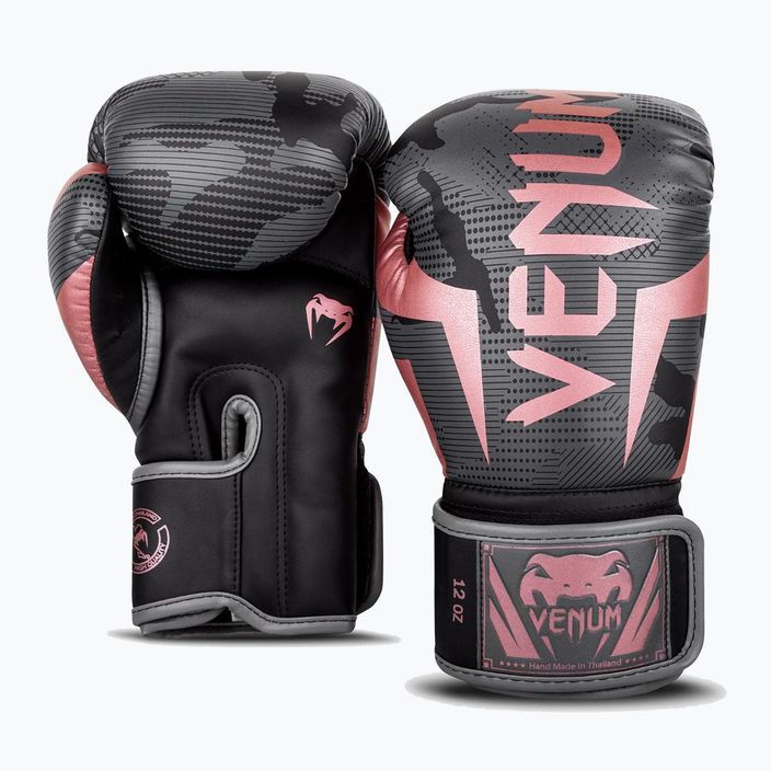 Venum Elite men's boxing gloves black and pink 1392-537 8