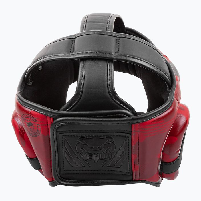 Venum Elite red camo boxing helmet 7