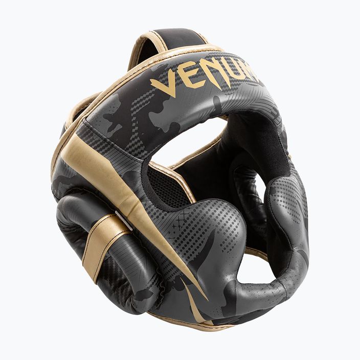 Venum Elite grey-gold boxing helmet VENUM-1395-535 5