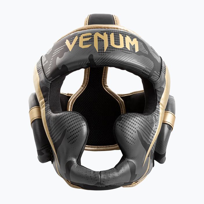 Venum Elite grey-gold boxing helmet VENUM-1395-535 6