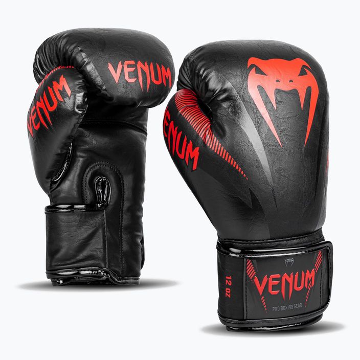 Venum Impact boxing gloves black VENUM-03284-100 8