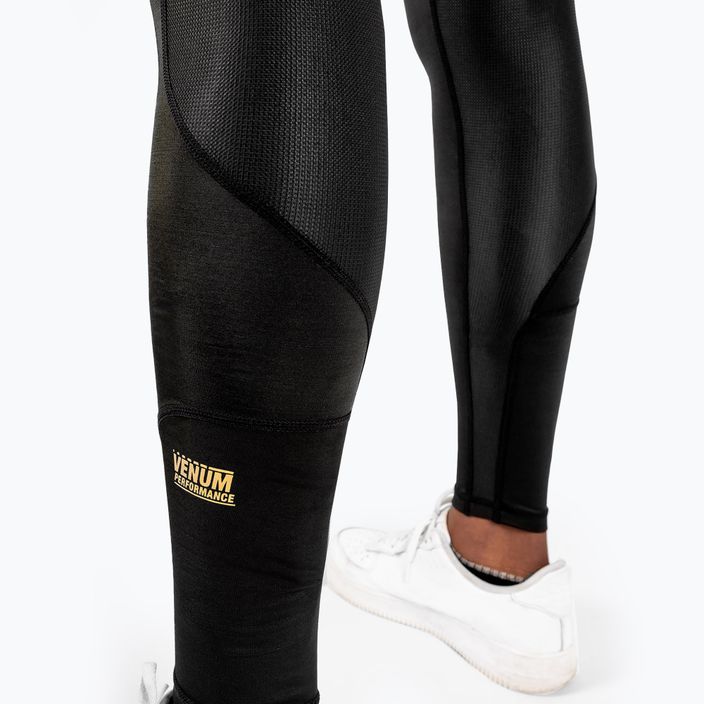 Venum G-Fit Compression men's training leggings black/gold 6