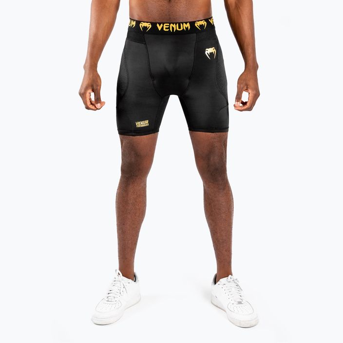Venum G-Fit Compression men's training shorts black/gold