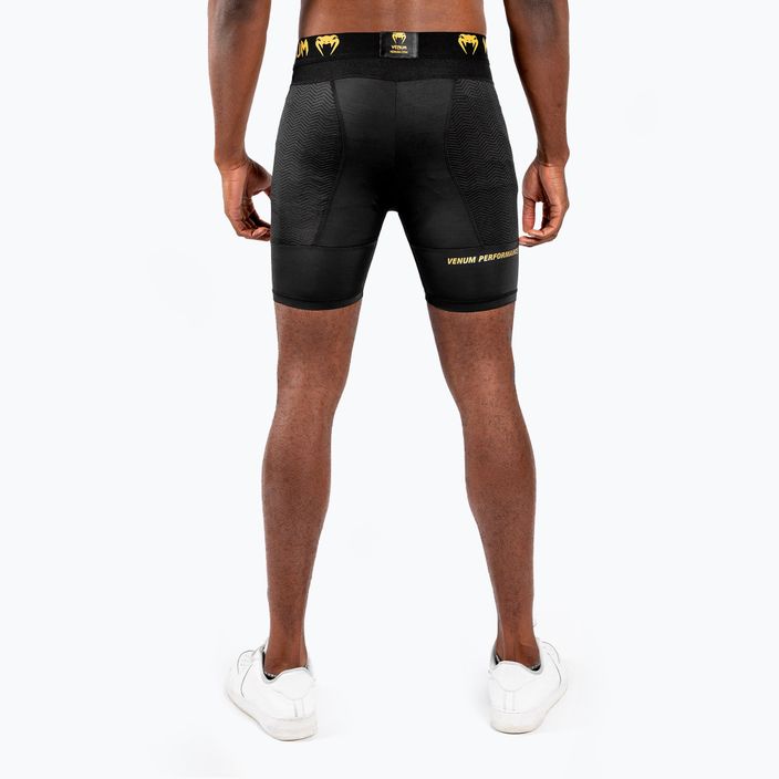 Venum G-Fit Compression men's training shorts black/gold 2