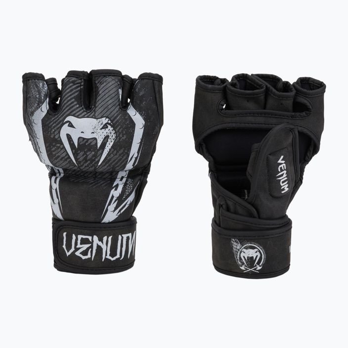 Venum GLDTR 4.0 men's grappling gloves black and white VENUM-04166 3