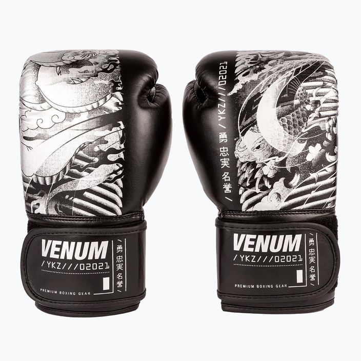 Venum YKZ21 Boxing black/white children's boxing gloves 6