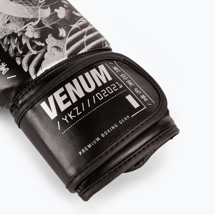 Venum YKZ21 Boxing black/white children's boxing gloves 8
