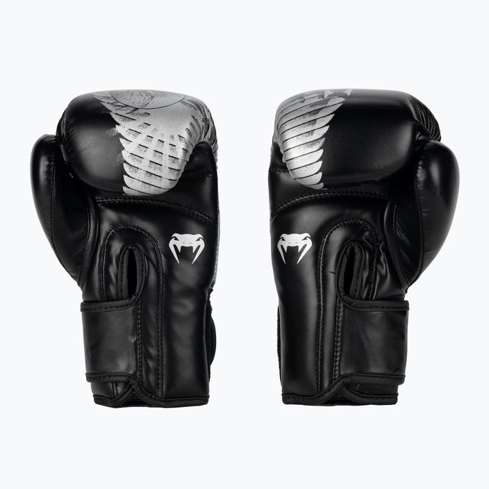 Venum YKZ21 Boxing black/white children's boxing gloves 2