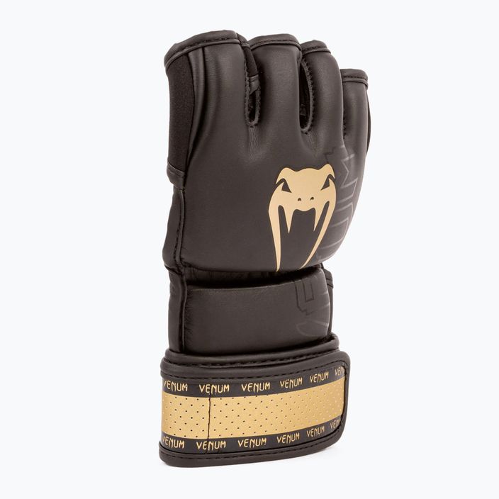 Venum Impact 2.0 black/gold MMA gloves 7
