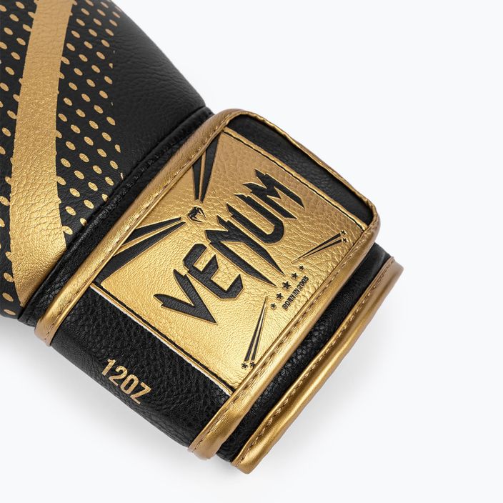 Venum Lightning Boxing Gloves gold/black 3