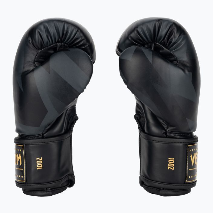 Venum Razor black/gold boxing gloves 3