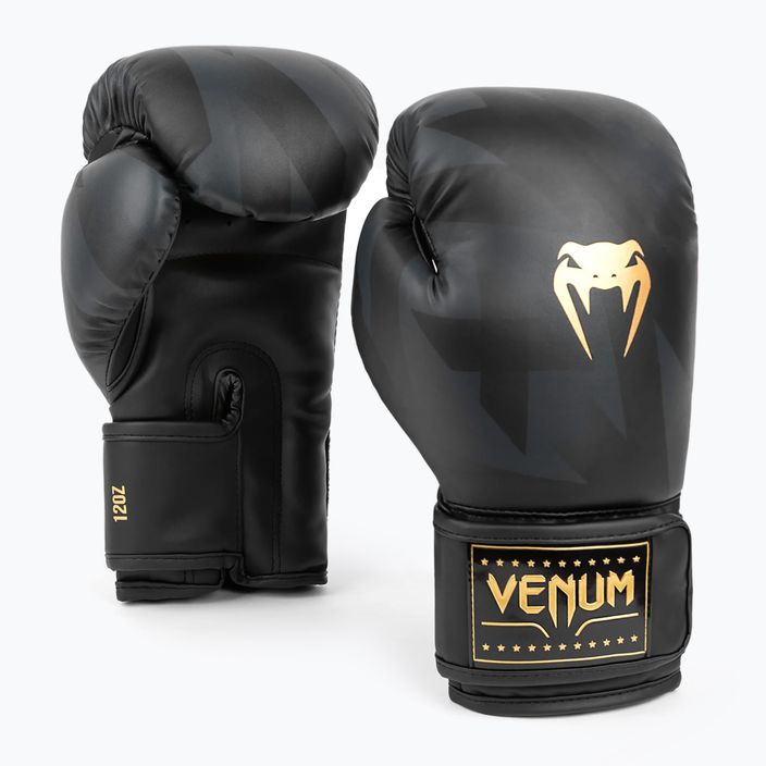 Venum Razor black/gold boxing gloves 5