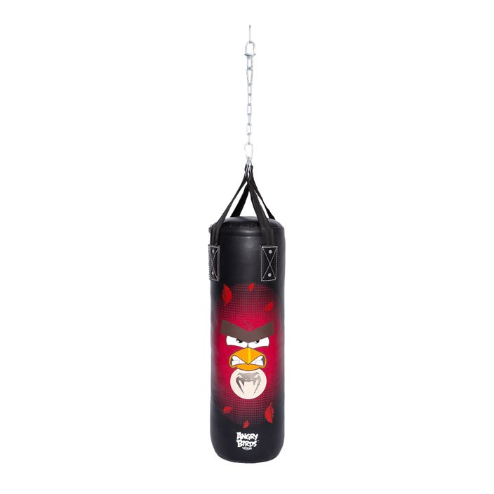 Venum Angry Birds Punching Bag 60 x 25 black/red children's boxing bag 2