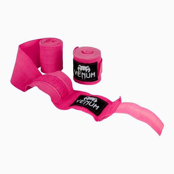 Venum Kontact neon pink boxing bandages 2