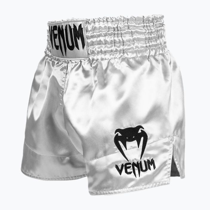 Men's Venum Classic Muay Thai shorts black and silver 03813-451 2
