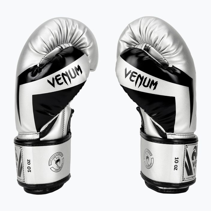 Venum Elite men's boxing gloves green 1392-451 3