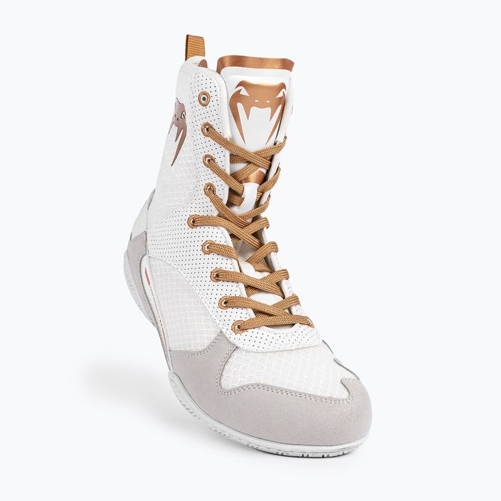 Venum Elite Boxing boots white/gold 3