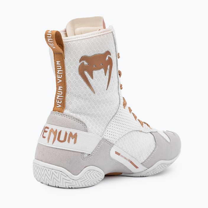 Venum Elite Boxing boots white/gold 4