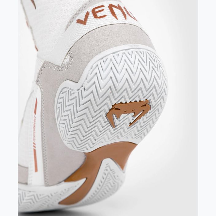 Venum Elite Boxing boots white/gold 9