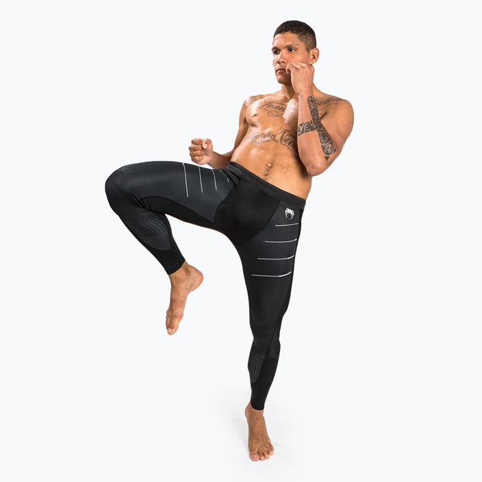 Men's leggings Venum Biomecha Spats black/grey 2