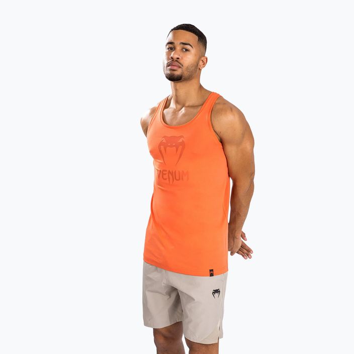 Venum Classic orange men's tank top 5