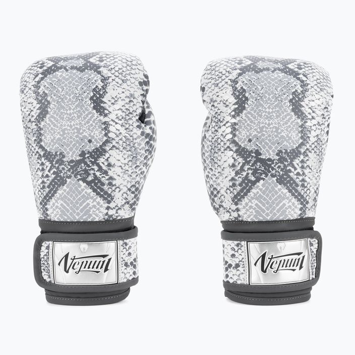 Venum Snake white women's boxing gloves