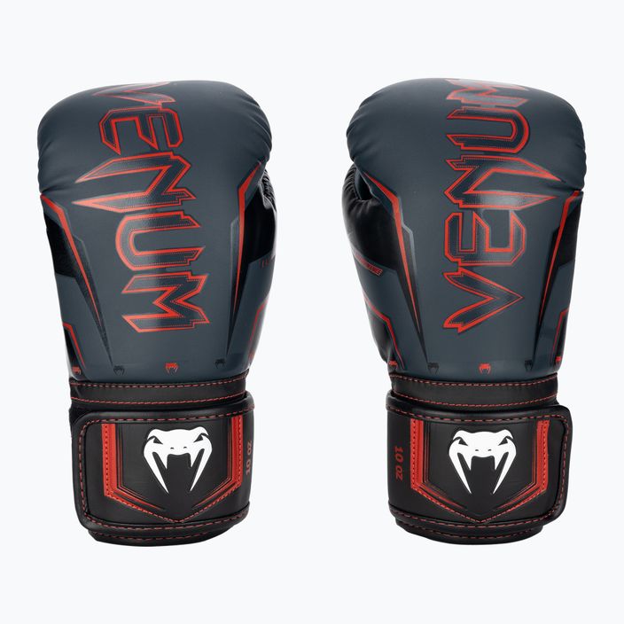 Venum Elite Evo navy/black/red boxing gloves