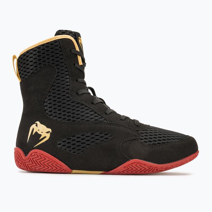 Venum Contender Boxing boots black/gold/red 2
