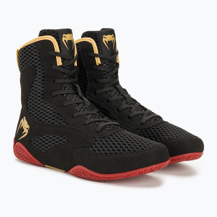 Venum Contender Boxing boots black/gold/red 4