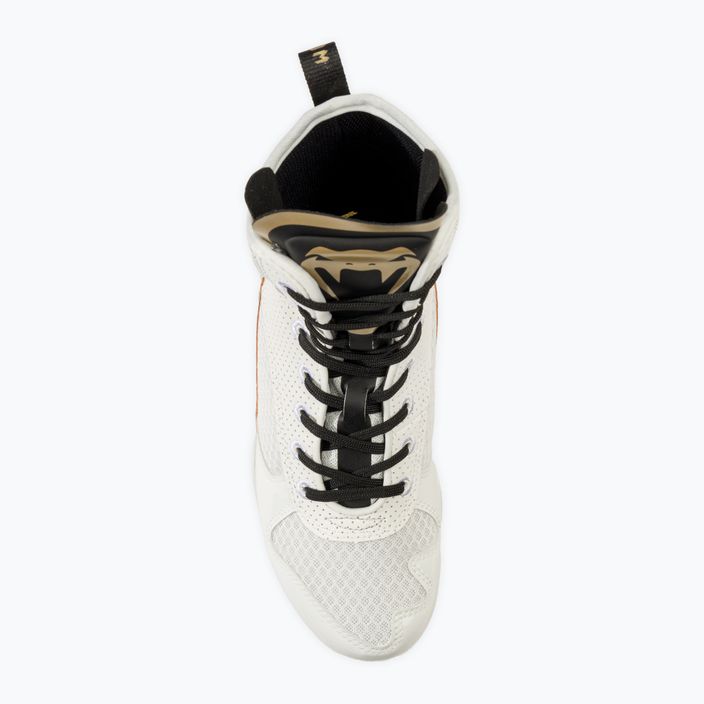 Venum Elite Boxing boots white/black/gold 6