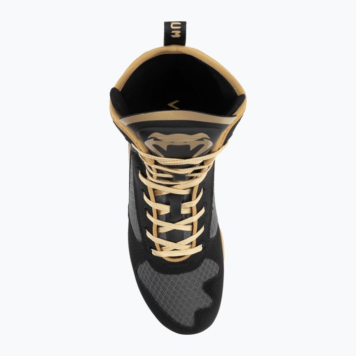 Venum Elite Boxing shoes black/beige 6