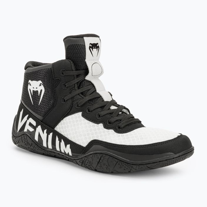 Venum Elite Wrestling boxing boots black/white