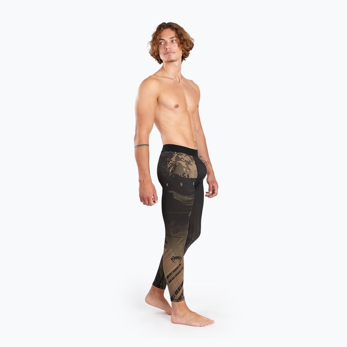 Venum Gorilla Jungle Spats sand/black men's leggings 2