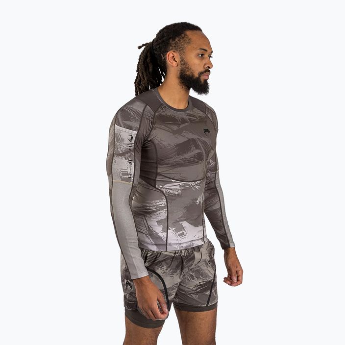 Men's Venum Electron 3.0 Rashguard sand Longsleeve 4