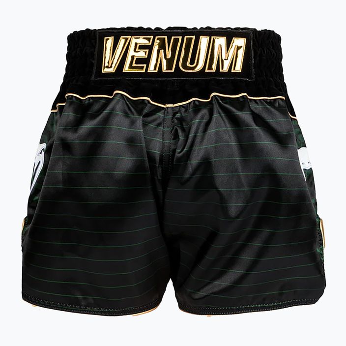 Venum Attack Muay Thai training shorts black/green 2