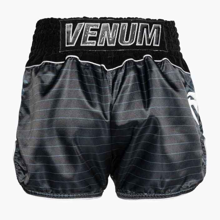 Venum Attack Muay Thai training shorts black/silver 2