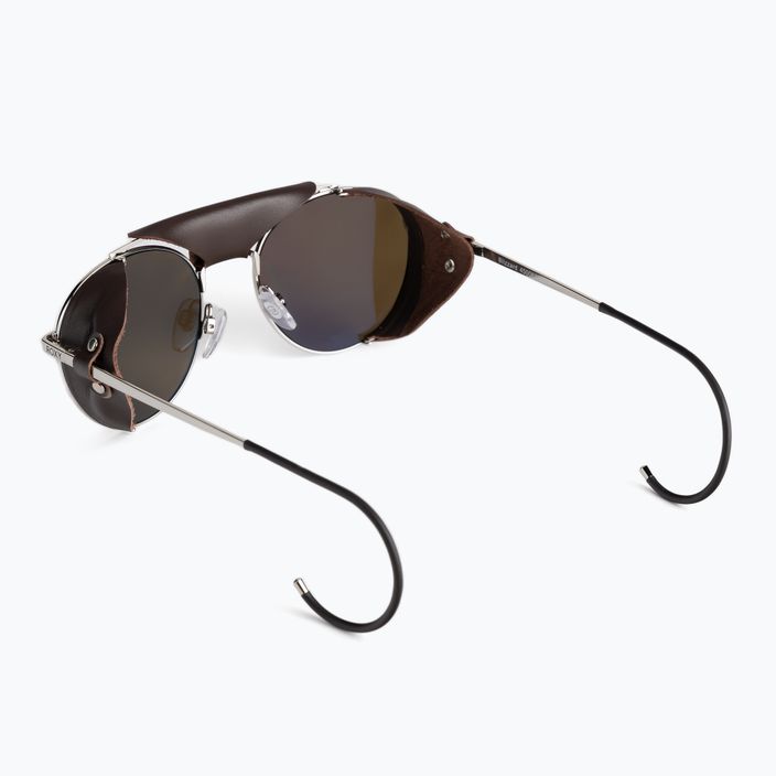 Women's sunglasses ROXY Blizzard 2021 shiny silver/brown leather 2