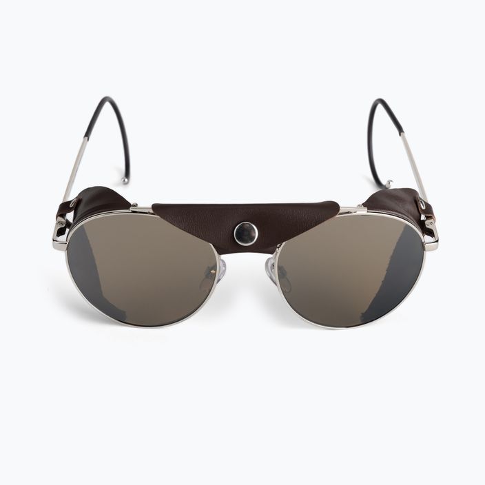 Women's sunglasses ROXY Blizzard 2021 shiny silver/brown leather 3