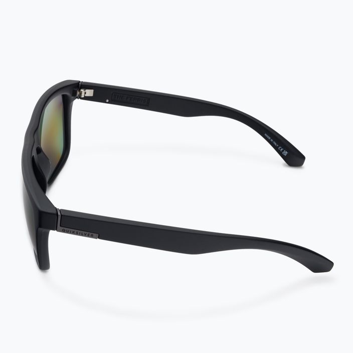 Quiksilver The Ferris Polarized matte black/green polarized sunglasses EQYEY03022-XKGG 4