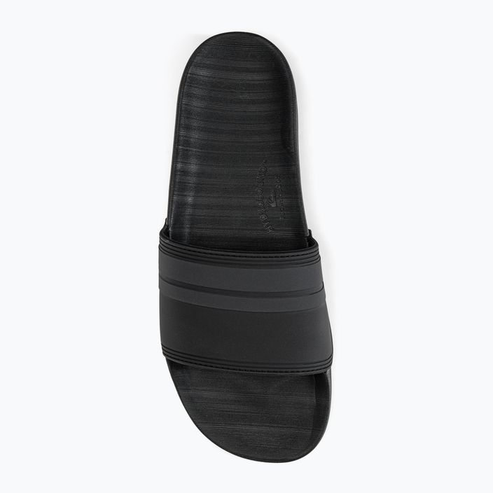 Men's flip-flops Quiksilver Rivi Slide black/black/grey 6