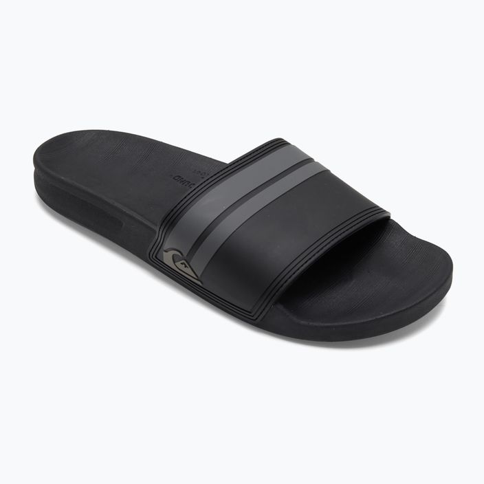Men's flip-flops Quiksilver Rivi Slide black/black/grey 9